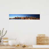 Poster van city panorama (Cuisine)