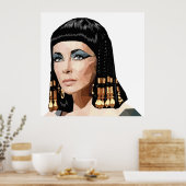 Poster van Cleopatra Egyptian Queen (Keuken)