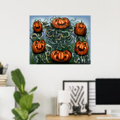 Poster van Creepy Pumpkin (Thuiskantoor)