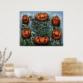 Poster van Creepy Pumpkin (Keuken)
