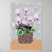 poster van cyclamen (Voorkant)