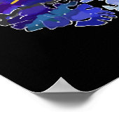 Poster van dag en nacht brein (Hoek)