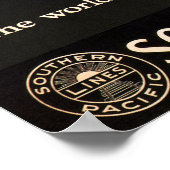 Poster van de Amerikaanse oorlogsspoorlijn in het (Hoek)