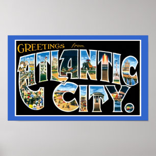  poster van de atlantische oceaan