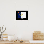 Poster van de Azoren-vlag (Keuken)