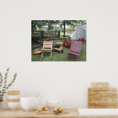 Poster van de band van de muzikant (Keuken)