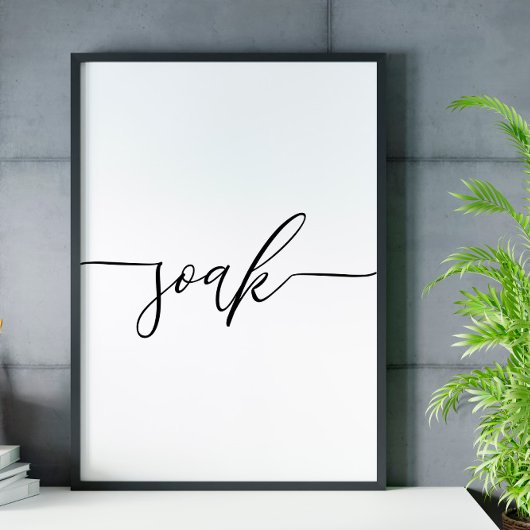 Poster van de Bathroom-wandkunst van de snavel