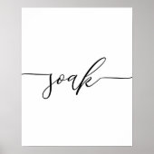 Poster van de Bathroom-wandkunst van de snavel (Voorkant)