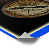 Poster van de Bermuda-driehoek (Hoek)