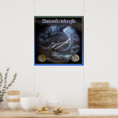 Poster van de Bermuda-driehoek (Keuken)