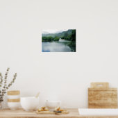 Poster van de blauwe lagune (Keuken)