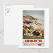 Poster van de Britse kustspoorwegen Briefkaart (Voorkant / Achterkant)