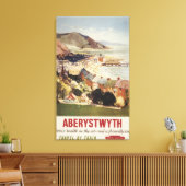 Poster van de Britse kustspoorwegen Canvas Afdruk (Insitu (Woonkamer))