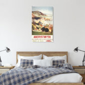 Poster van de Britse kustspoorwegen Canvas Afdruk (Insitu (Slaapkamer))