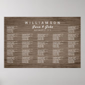 Poster van de bruine-houtkorrel (Voorkant)