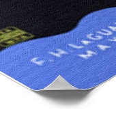 Poster van de buitenlandse handelszone (Hoek)