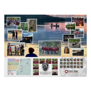 Poster van de Canoe Trails 2019 Canadian Trip Perfect Poster