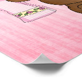 Poster van de cartoon van het Beer (Hoek)