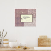 Poster van de citaat van de Ambition  (Keuken)