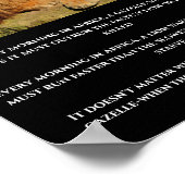 Poster van de citaten van Lion en Gazelle (Hoek)