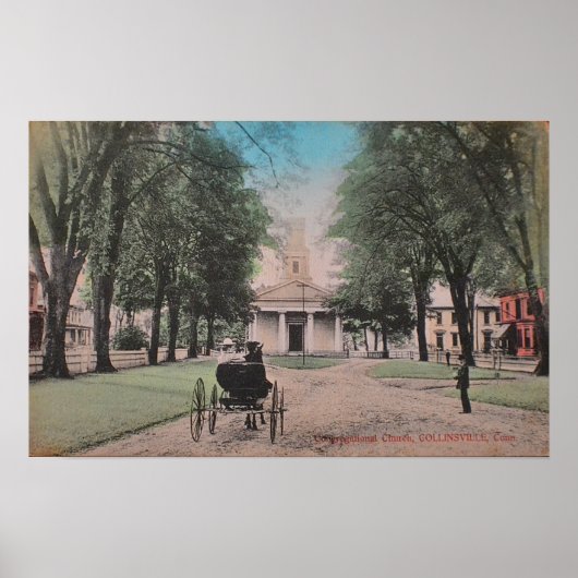 Poster van de Collinsville Church (Voorkant)