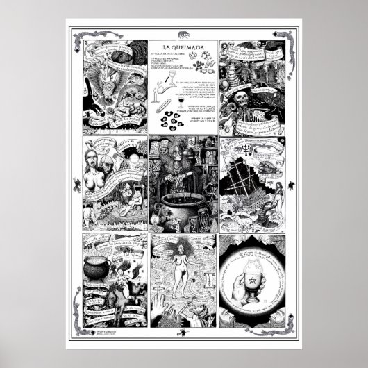 Poster van de Conjuro de la Queimada (Voorkant)