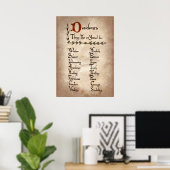 poster van de coole heksenpartij (Thuiskantoor)