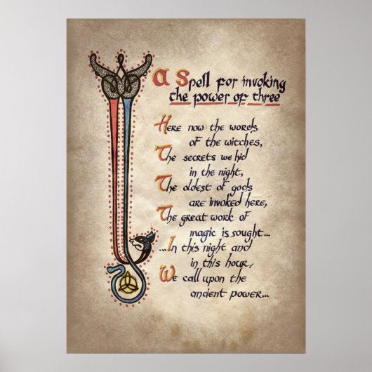 poster van de coole heksenpartij (Voorkant)