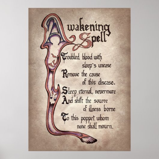 poster van de coole heksenpartij (Voorkant)