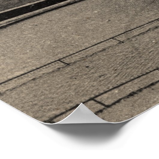 Poster van de  Eiffeltoren van begin 1900 (Hoek)