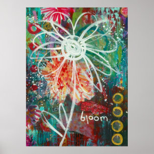 Poster van de explosie van Graffiti