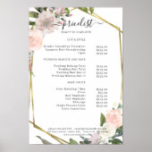 Poster van de Floral Salon-prijslijst (Voorkant)