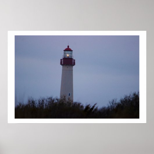 Poster van de Foto van vuurtoren (Voorkant)