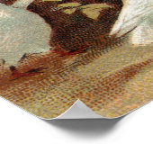 Poster van de Franse blauwe Madonna (Hoek)