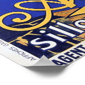 Poster van de Franse en ALCYON BICYCLE  cyclus Kun (Hoek)