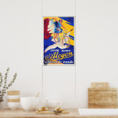 Poster van de Franse en ALCYON BICYCLE  cyclus Kun (Keuken)