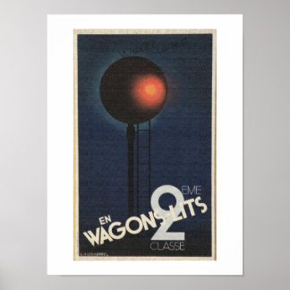 Poster van de Franse spoorwegen