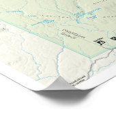 Poster van de geelsteen (Hoek)