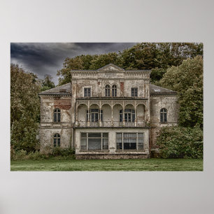 poster van de gehakte woning