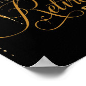 Poster van de Gold and Black Retirement Party (Hoek)