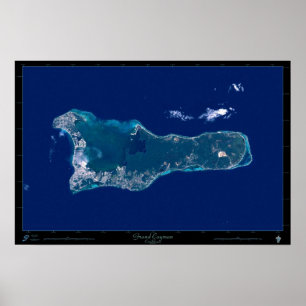 Poster van de Grand Cayman-satelliet