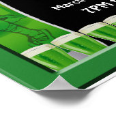 Poster van de Groene Beer St Patrick's Party (Hoek)