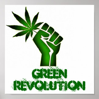 Poster van de groene revolutie
