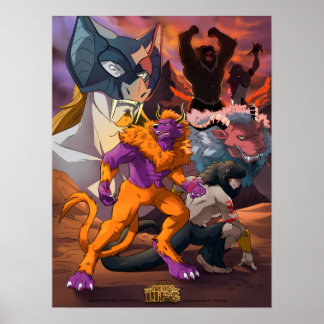 poster van de groep "Wild Kedamono"