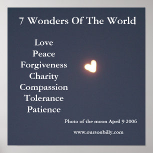 Poster van de harsvormende maan