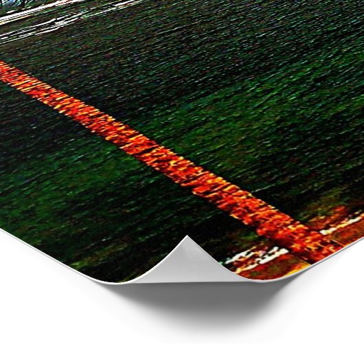 Poster van de Hawaiiaanse regenboog (Hoek)