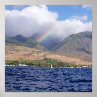 Poster van de Hawaiitische regenboog