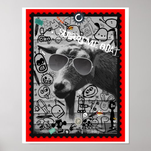 Poster van de hoogste geit {groot genoeg voor alti (Voorkant)