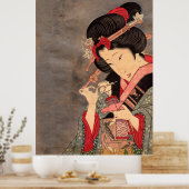 Poster van de Japanse Ukiyoe Art Vol. 2 (Keuken)