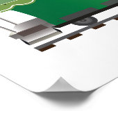 POSTER VAN DE JOLLEY TROLLEY TRAIN VAN FAIRYLAND (Hoek)